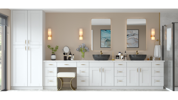 Stylish Bathroom Wall Cabinets by the Best Cabinet Companies in Davie